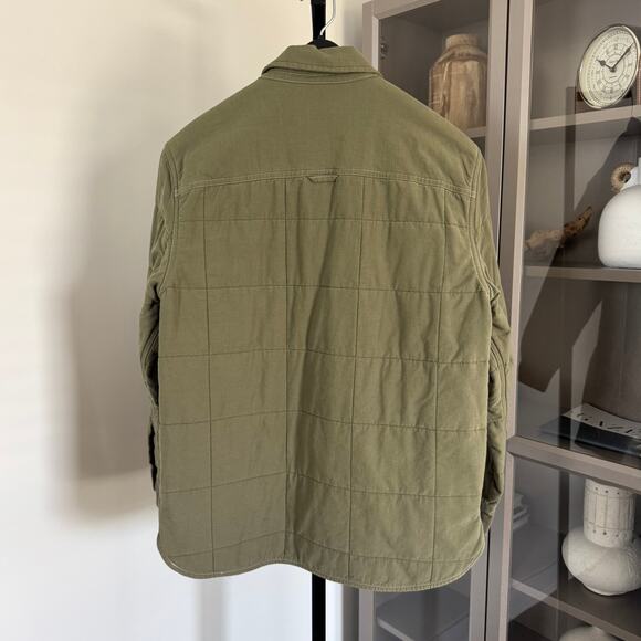 RRL Ralph Lauren Mountaineer Quilted Olive Drab Shirt Jacket M NEW Sanforized - Picture 5 of 7